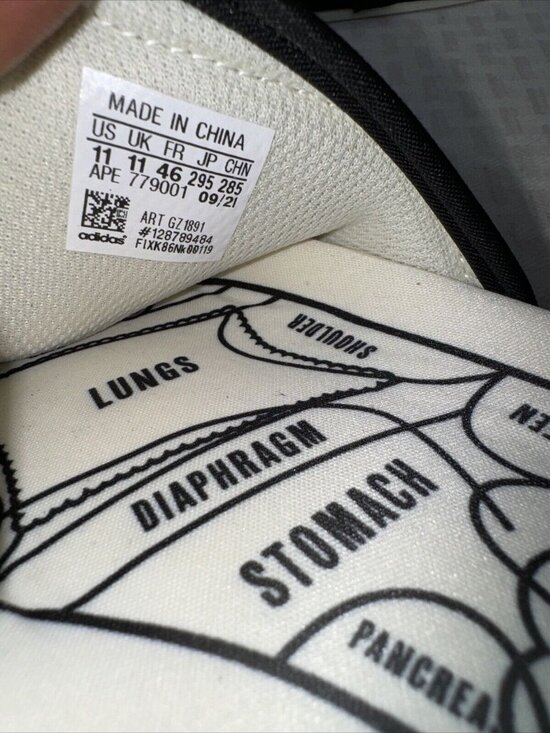 Adidas Adilette 2.0 HU Human Race Pharrell Off White | size 11 | GZ1891 Sandal main image 8
